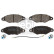 Brake Pad Set, disc brake 16441 FEBI, Thumbnail 2