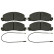 Brake Pad Set, disc brake 16443 FEBI