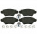 Brake Pad Set, disc brake 16445 FEBI