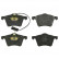 Brake Pad Set, disc brake 16458 FEBI
