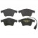 Brake Pad Set, disc brake 16462 FEBI