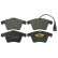 Brake Pad Set, disc brake 16465 FEBI