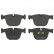 Brake Pad Set, disc brake 16467 FEBI