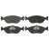 Brake Pad Set, disc brake 16470 FEBI