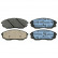 Brake Pad Set, disc brake 16471 FEBI