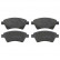 Brake Pad Set, disc brake 16477 FEBI