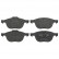 Brake Pad Set, disc brake 16479 FEBI