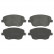 Brake Pad Set, disc brake 16484 FEBI