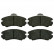 Brake Pad Set, disc brake 16489 FEBI