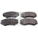 Brake Pad Set, disc brake 16489 FEBI, Thumbnail 2