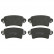 Brake Pad Set, disc brake 16493 FEBI