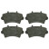 Brake Pad Set, disc brake 16495 FEBI