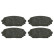 Brake Pad Set, disc brake 16496 FEBI