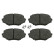 Brake Pad Set, disc brake 16497 FEBI