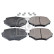 Brake Pad Set, disc brake 16497 FEBI, Thumbnail 2