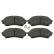 Brake Pad Set, disc brake 16498 FEBI