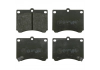 Brake Pad Set, disc brake 16499 FEBI