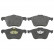 Brake Pad Set, disc brake 16504 FEBI