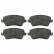 Brake Pad Set, disc brake 16523 FEBI