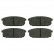 Brake Pad Set, disc brake 16524 FEBI