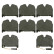 Brake Pad Set, disc brake 16534 FEBI
