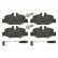 Brake Pad Set, disc brake 16535 FEBI