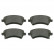 Brake Pad Set, disc brake 16539 FEBI