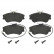 Brake Pad Set, disc brake 16543 FEBI