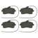 Brake Pad Set, disc brake 16547 FEBI