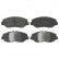 Brake Pad Set, disc brake 16552 FEBI