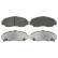 Brake Pad Set, disc brake 16553 FEBI