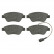 Brake Pad Set, disc brake 16555 FEBI