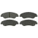 Brake Pad Set, disc brake 16557 FEBI