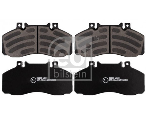 Brake Pad Set, disc brake 16566 FEBI, Image 2