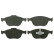 Brake Pad Set, disc brake 16570 FEBI