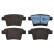 Brake Pad Set, disc brake 16571 FEBI