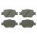 Brake Pad Set, disc brake 16578 FEBI