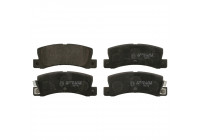 Brake Pad Set, disc brake 16580 FEBI