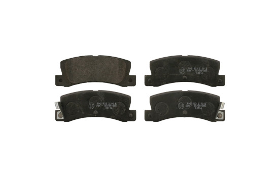 Brake Pad Set, disc brake 16580 FEBI