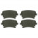 Brake Pad Set, disc brake 16588 FEBI