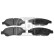 Brake Pad Set, disc brake 16589 FEBI, Thumbnail 2