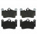 Brake Pad Set, disc brake 16619 FEBI