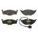 Brake Pad Set, disc brake 16620 FEBI
