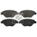 Brake Pad Set, disc brake 16623 FEBI, Thumbnail 2