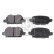 Brake Pad Set, disc brake 16626 FEBI, Thumbnail 2