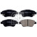 Brake Pad Set, disc brake 16627 FEBI, Thumbnail 2