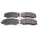 Brake Pad Set, disc brake 16632 FEBI, Thumbnail 2
