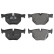 Brake Pad Set, disc brake 16633 FEBI