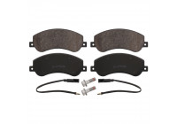 Brake Pad Set, disc brake 16637 FEBI