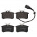 Brake Pad Set, disc brake 16639 FEBI